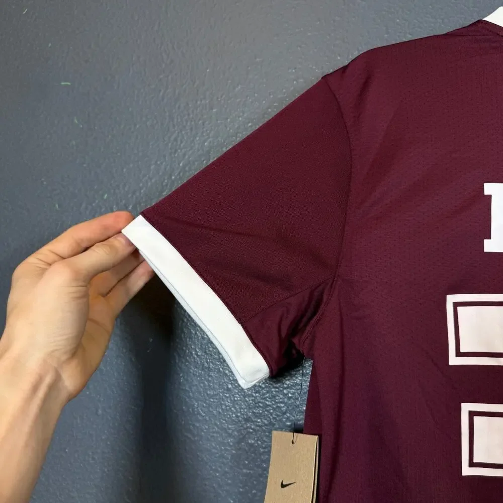 Nike M women’s burgundy Softball s/d Iniguez #35 jersey t-shirt NWT